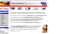 Desktop Screenshot of mac-tec.de