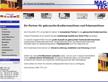 Tablet Screenshot of mac-tec.de